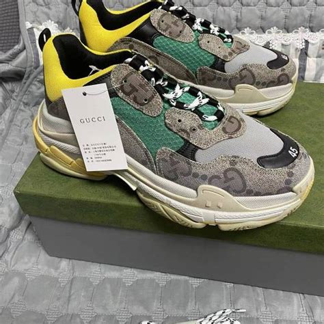 triple a gucci shoes|Gucci balenciaga triple s.